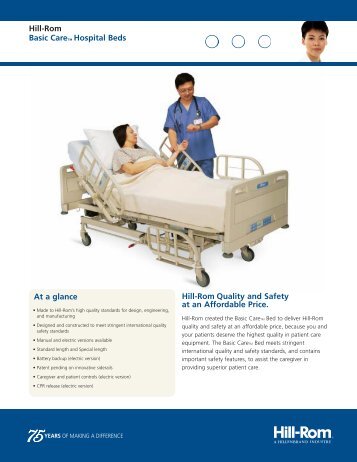 Hill-Rom Basic Care™ Hospital Beds Hill-Rom ... - Steo Medical