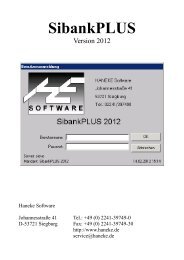 SibankPLUS - Haneke Software