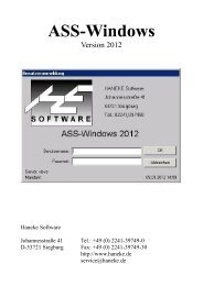 ASS-Windows - Haneke Software