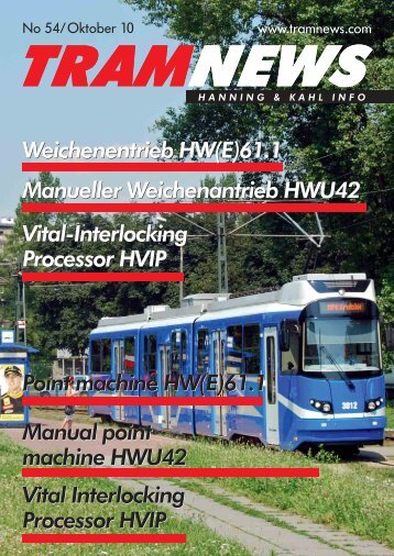Vital-Interlocking Processor HVIP Weichenentrieb ... - Hanning & Kahl