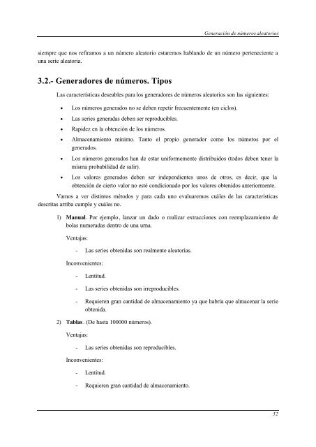 3.- Generación de números aleatorios