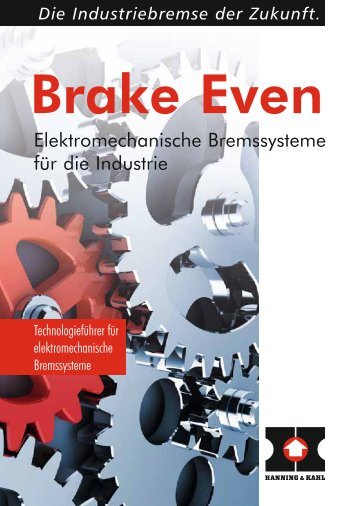 Elektromechanische Bremssysteme für die Industrie