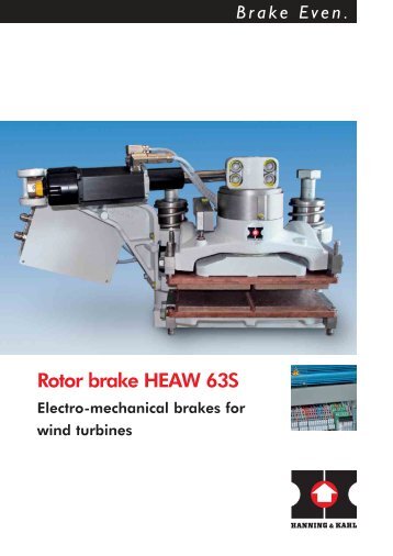 Rotor brake HEAW 63S - Hanning & Kahl