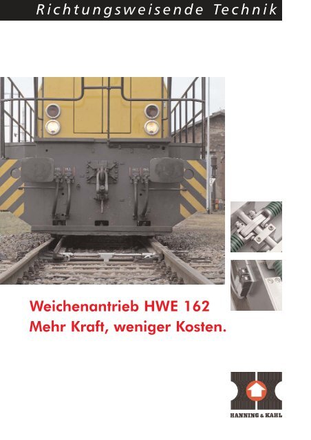 Weichenantrieb HWE162 - Hanning & Kahl