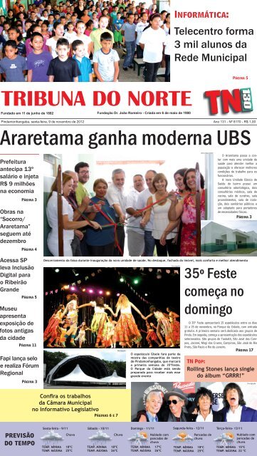 O primeiro mestre brasileiro - Tribuna do Norte