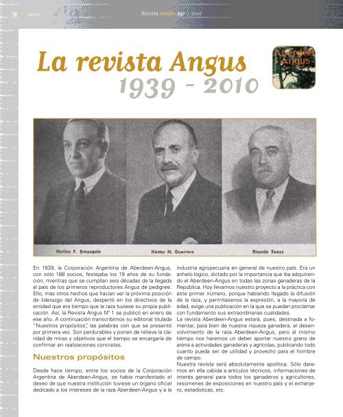 90º Aniversario de la Asociación - Asociación Argentina de Angus