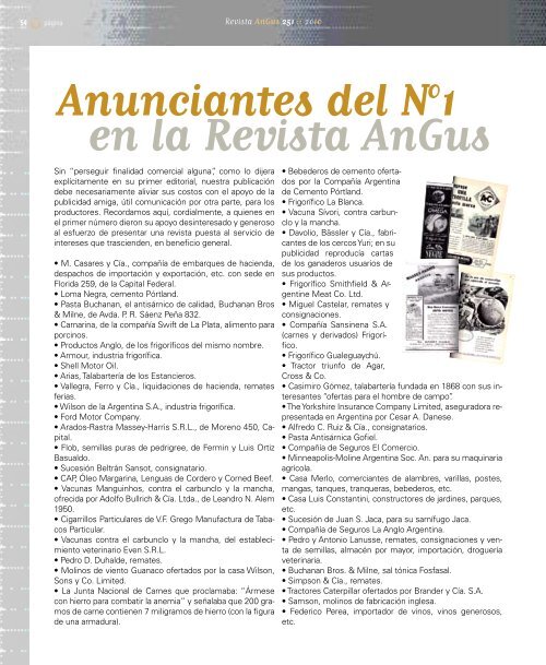 90º Aniversario de la Asociación - Asociación Argentina de Angus