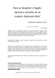 Para se desopilar o fígado: aporias e soluções ao se traduzir ... - USP