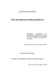 TVS: Um Sistema de Videoconferência - Laboratório TeleMídia ...