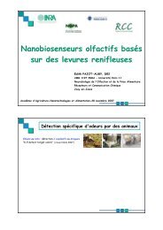 Nanobiosenseurs olfactifs basés sur des levures renifleuses