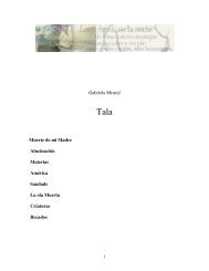 Tala, de Gabriela Mistral. - Letras de Chile