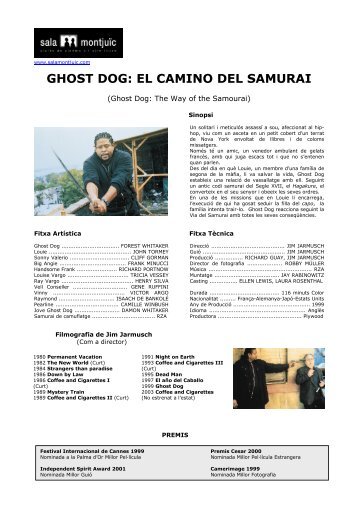 GHOST DOG: EL CAMINO DEL SAMURAI
