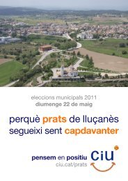 Programa electoral CIU 2011