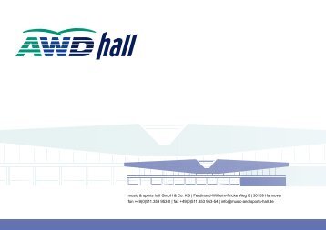 music & sports hall GmbH & Co. KG | Ferdinand-Wilhelm-Fricke Weg 8