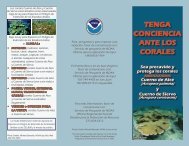 TENGA CONCIENCIA ANTE LOS CORALES Sea precavido y ...