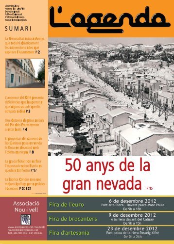 50 anys de la gran nevada P 15 - L'Agenda