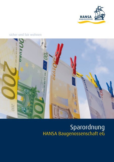 Sparordnung - HANSA Baugenossenschaft eG