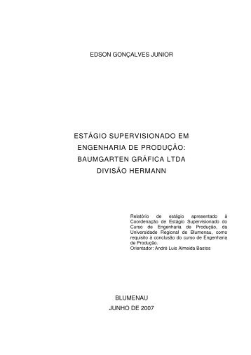 baumgarten gráfica ltda divisão hermann - Biblioteca - Furb