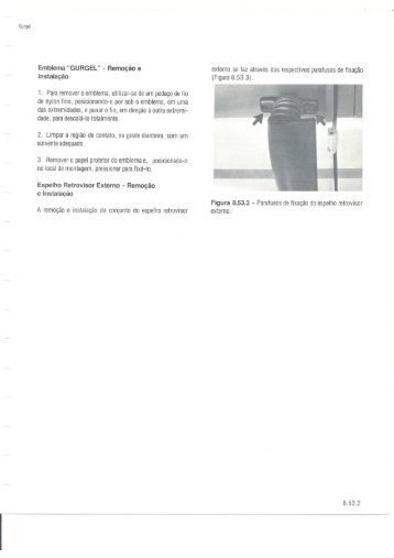 Manual de Serviços BR-800 - Parte 5 - Gurgel Campinas