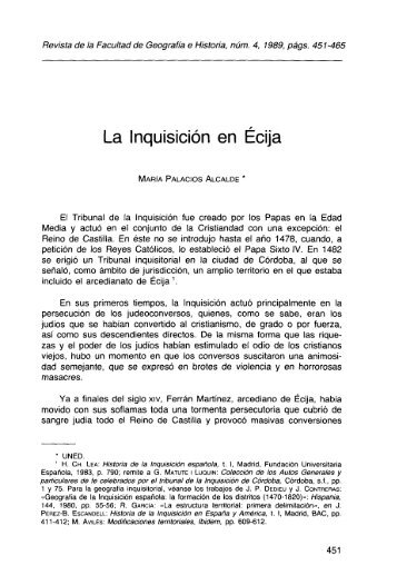 La Inquisición en Écija - Arte Barroco