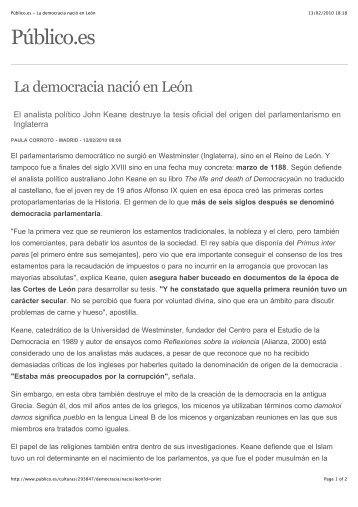 Público.es - La democracia nació en León