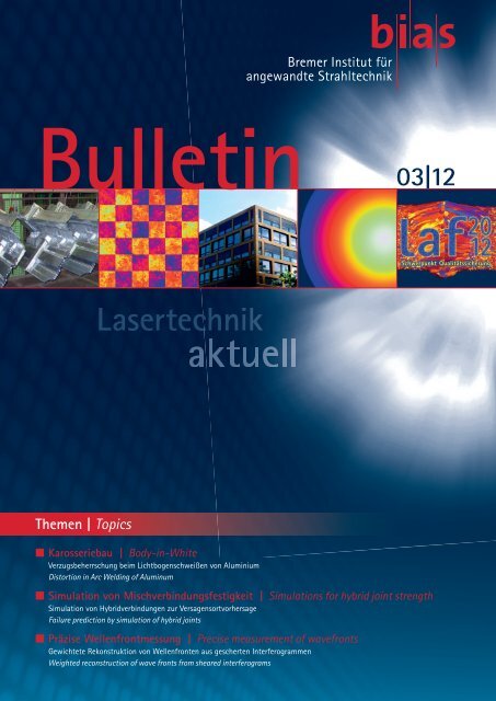 BIAS Bulletin 03-2012.indd - Hansephotonik