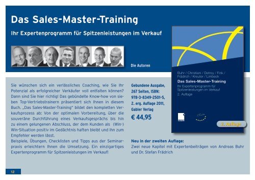 Komplette Broschüre zu SALESMASTERs & Friends 2012 als PDF ...