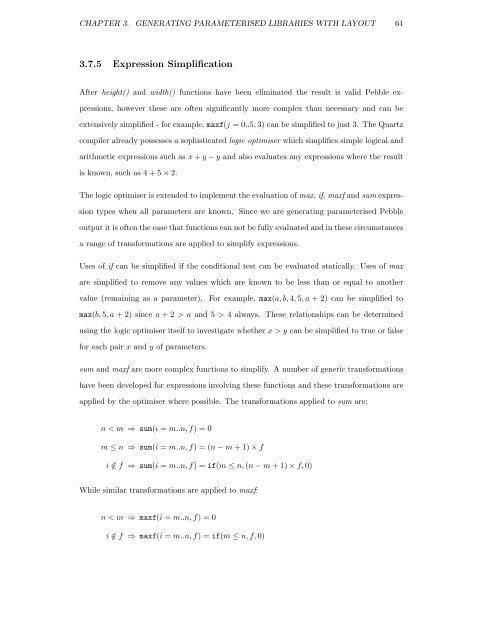 Verification of Parameterised FPGA Circuit Descriptions with Layout ...