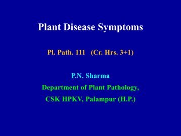 Pl Path 111-Plant disease
