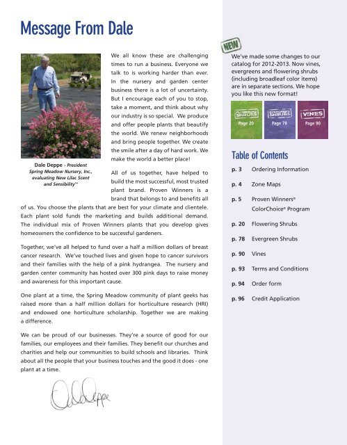 Flowering Shrubs - Spring Meadow Nursery