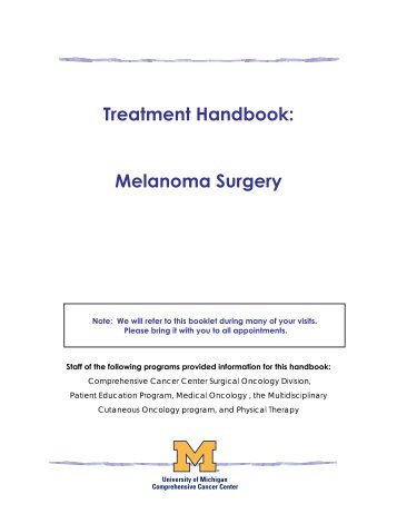 Melanoma Surgery - University of Michigan Comprehensive Cancer ...