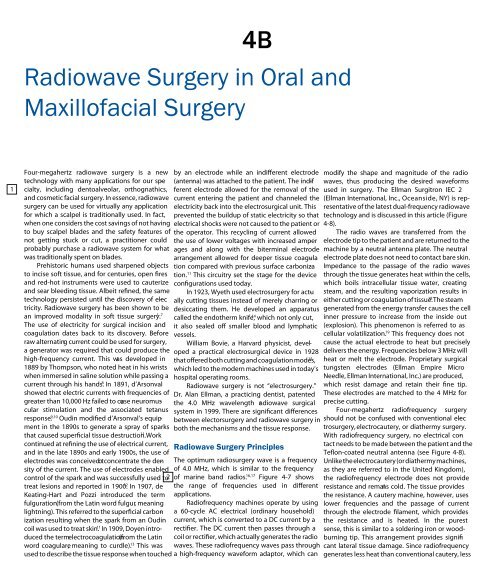 Radiowave Surgery in Oral and Maxillofacial Surgery - Ellman ...