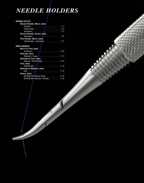 Scanlan Needle Holders
