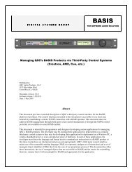 Managing QSC's BASIS Products via Third-Party Control Systems ...