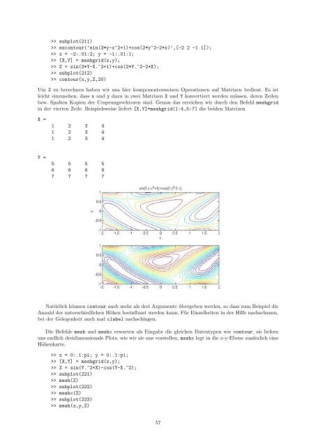 MATLAB - Eine Einführung - TUM