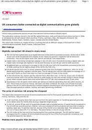 Ofcom - Nederland Breedbandland