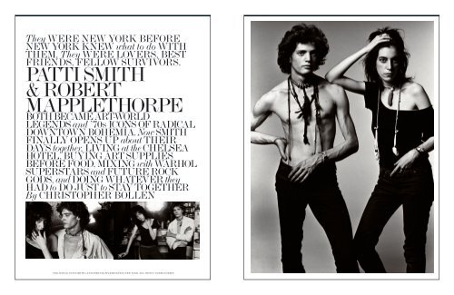 Patti smith & robert maPPlethorPe - Christopher Bollen