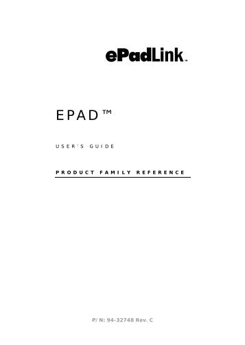 User's Guide - epadsupport