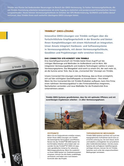 Trimble GNSS Systeme (PDF) - Sinning Vermessungsbedarf GmbH