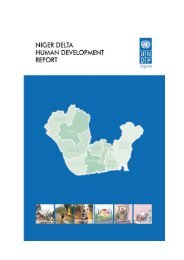 Niger Delta Human Development Report - UNDP Nigeria - United ...