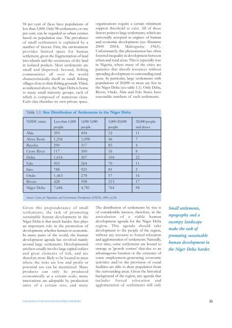 Niger Delta Human Development Report - UNDP Nigeria - United ...