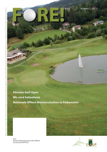 Kärnten Golf Open Wir sind Seltenheim Nationale ... - 3dak.get24.at