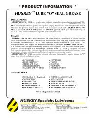 huskey ™ lube 