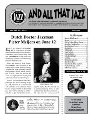 Dutch Doctor Jazzman Pieter Meijers on June 12
