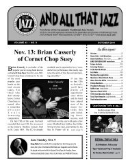 Brian Casserly of Cornet Chop Suey - Sacramento Traditional Jazz ...