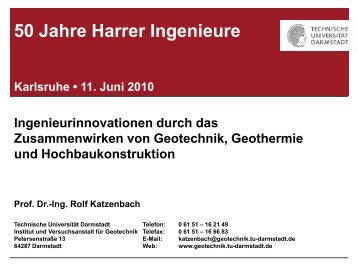 Präsentation zum Vortrag (PDF) - Harrer Ingenieure
