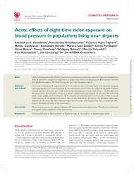 Acute effects of night-time noise exposure on blood pressure in ...