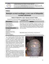 Multiple scrotal swellings - Journal of Medical and Allied Sciences
