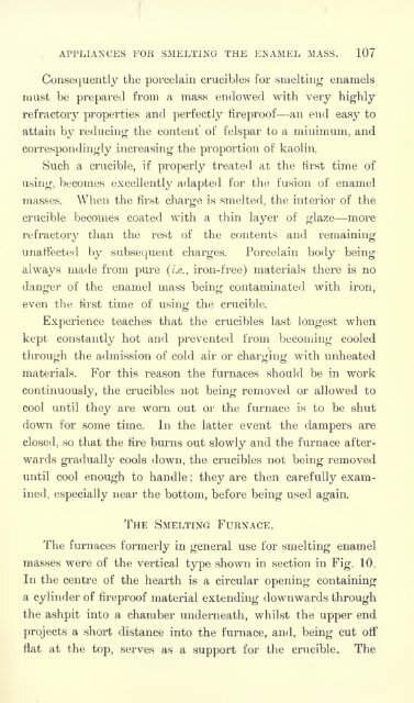 Enamels and enamelling; an introduction to the preparation and ...