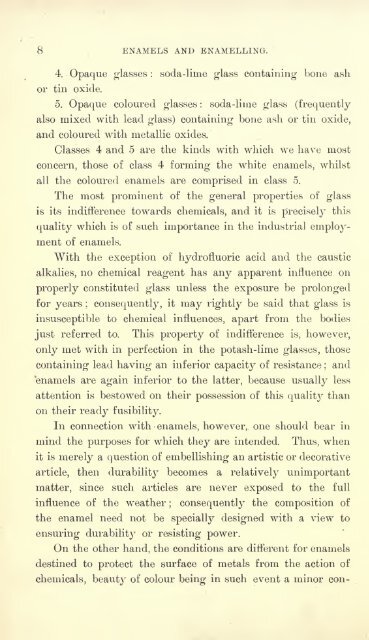 Enamels and enamelling; an introduction to the preparation and ...